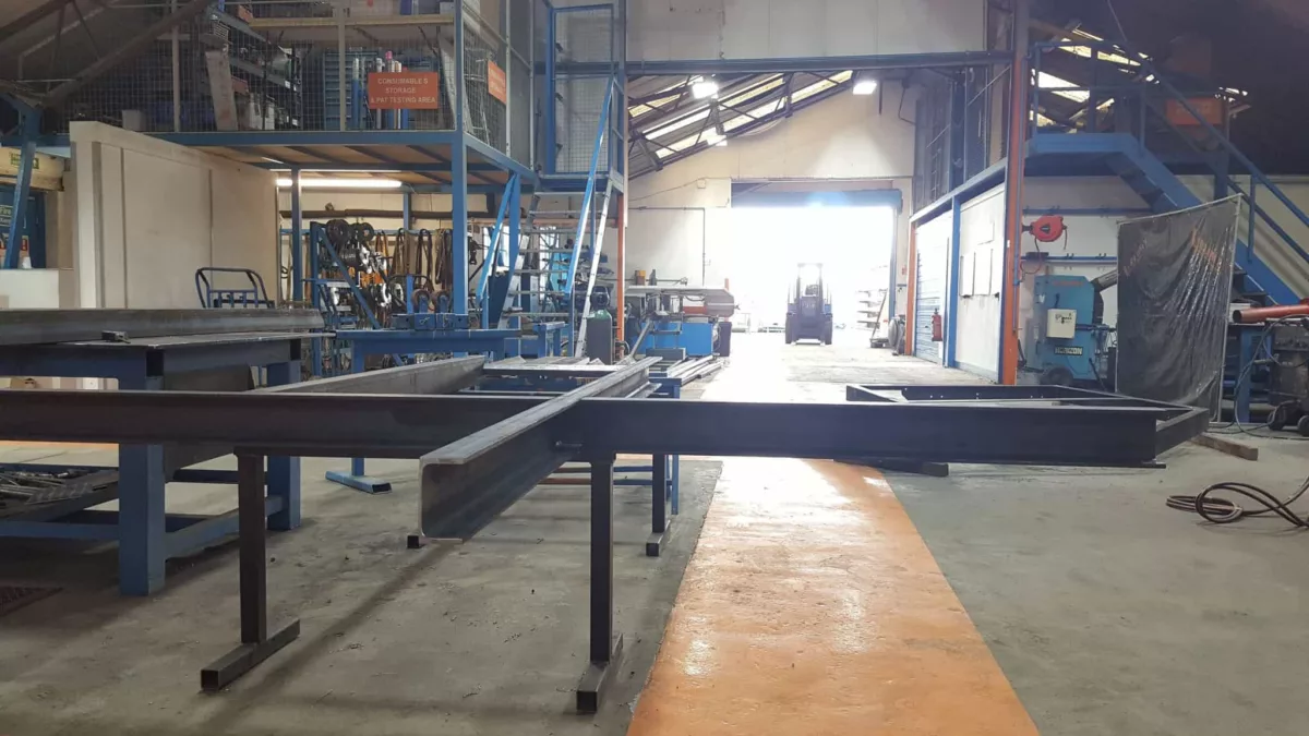 steel fabrication platform frame
