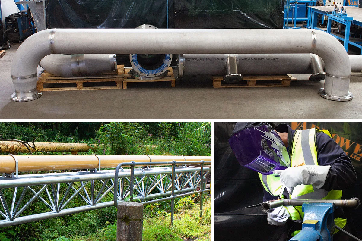 Varlowe industrial services is a specialist in pipework fabrication